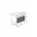 Ankastre Set, Hak 625 St Gri Ankastre Fırın, Gbe 64002 Kbc St Gri Cam Ankastre Ocak, Atv 60 Pro St Gri Davlumbaz