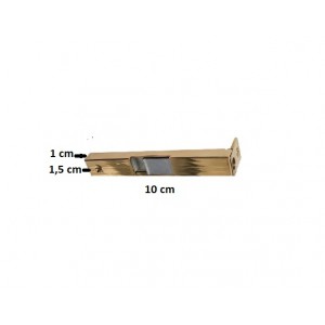 PİRİNÇ GÖMME SÜRGÜ 10 CM SARI