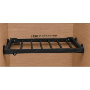 RAYLI PANTOLONLUK KEMER KRAVAT ASKILI 60 CM DOLAP UYUMLU