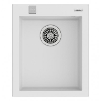 TEKA FORSQUARE 34x40 TEZGAH ÜSTÜ GRANİT EVYE BEYAZ