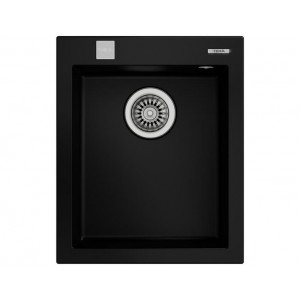 TEKA FORSQUARE 34x40 TEZGAH ÜSTÜ GRANİT EVYE SİYAH