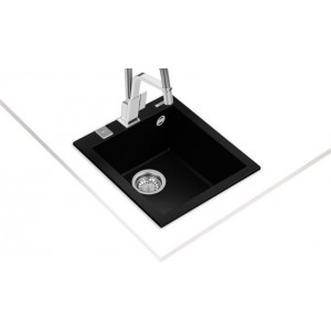TEKA FORSQUARE 34x40 TEZGAH ÜSTÜ GRANİT EVYE SİYAH