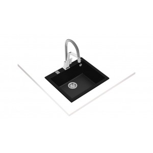 TEKA FORSQUARE 50X40 TEZGAH ÜSTÜ GRANİT EVYE SİYAH