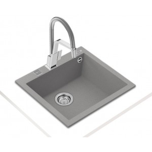 TEKA FORSQUARE 50X40 TEZGAH ÜSTÜ GRANİT EVYE STON GREY