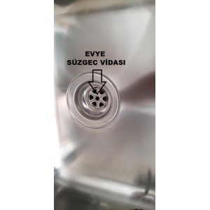 TEKDEKOR TEKA FRANKE 3 ADET EVYE SİFON SÜZGEÇ VİDASI 2.5CM