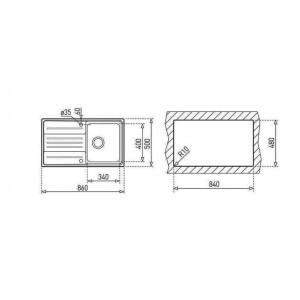 TEKA Stage 45B mikro keten sol eviye