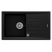 TEKA STONE 50 B-TG GRANİT EVYE METALİK SİYAH RENK 50X86