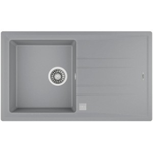 TEKA  STONE 50 B-TG Metalik gri  Granit eviye  86X50 ÖLÇÜ